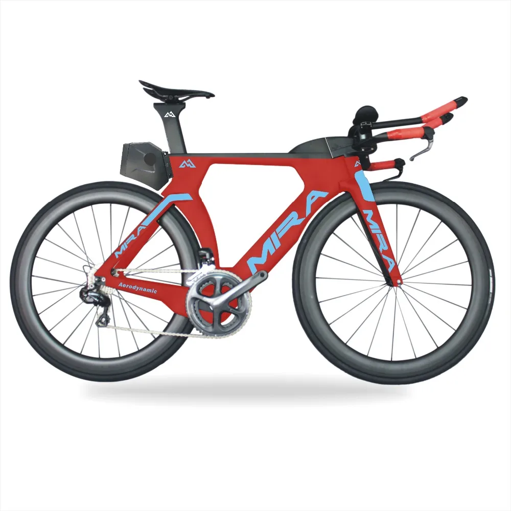 Чудо bicicletas углеродный ТТ велосипедный с Ultegra R8060 Di2 TT полный комплект 700x25c полный велосипед углеродный Триатлон велосипед