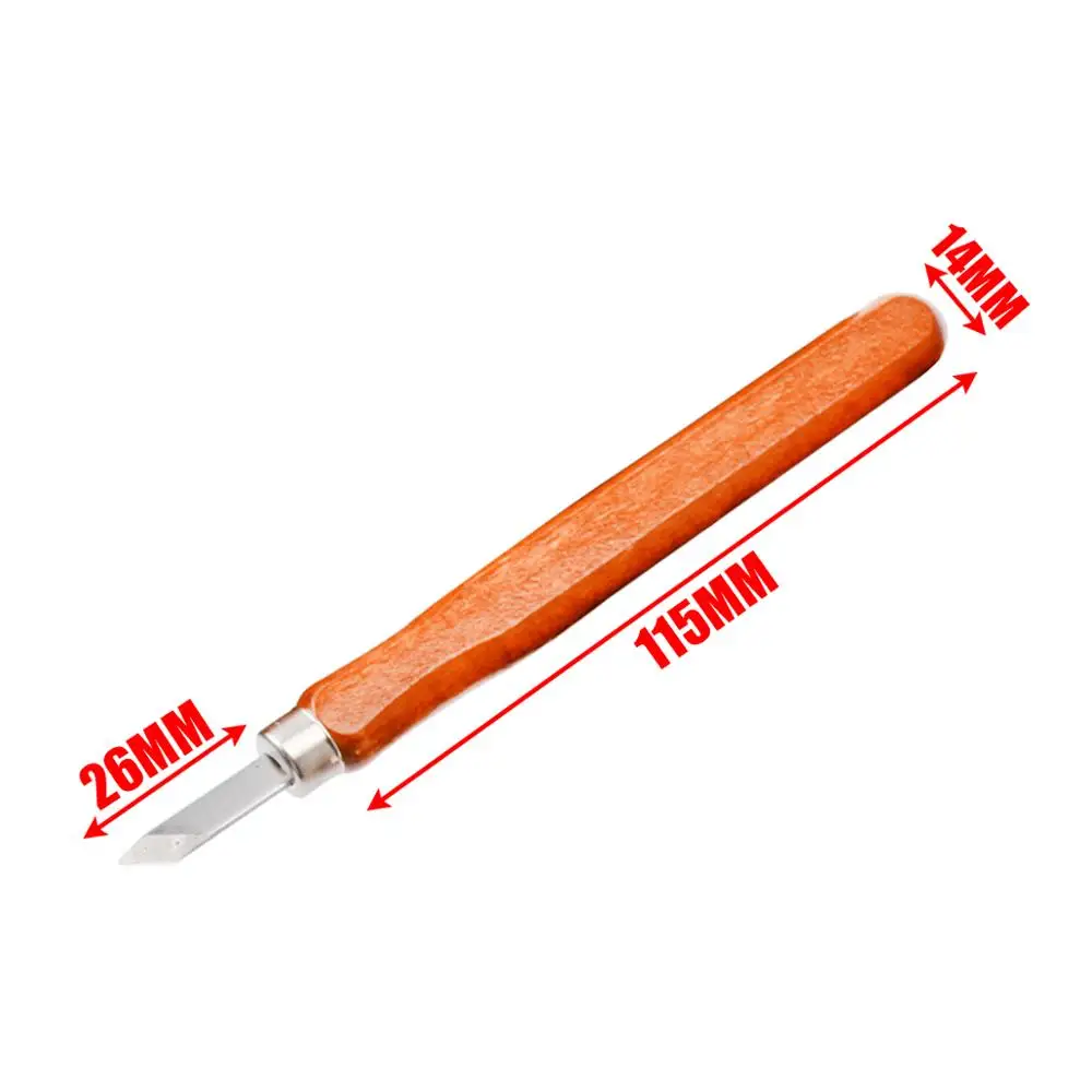 12 шт./компл. ручная резьба по дереву долотом Ножи инструмент для основ ...