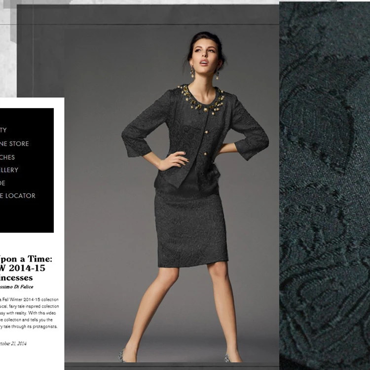 The imported heavy material of high-grade fabric jacquard fashion haute couture dress Han Embroidery Fabric african lace Fabri