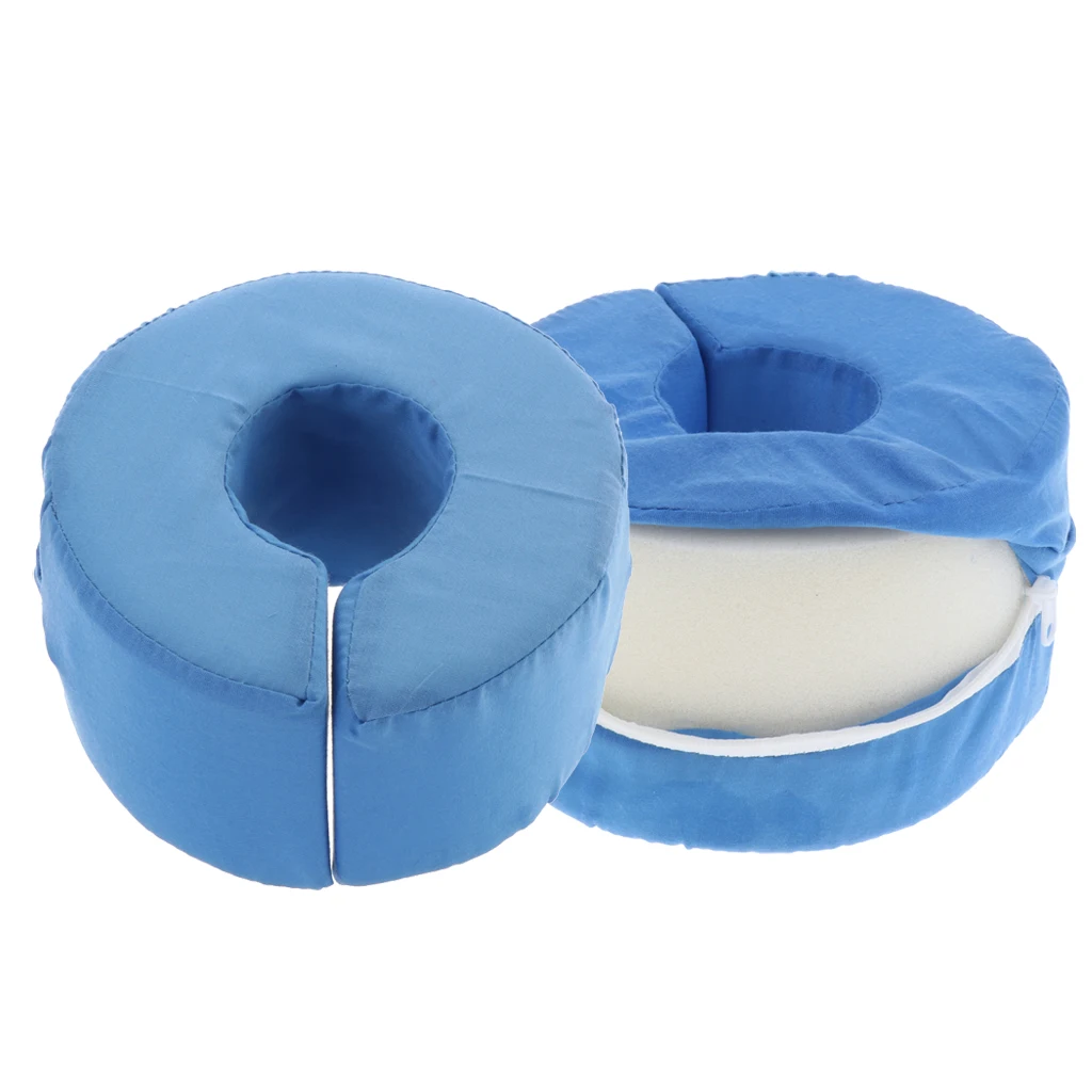 2pcs Anti Bedsore Foot Hand Foam Elevating Cushion Leg Rest Elevation Pillow Pad Ankle Swelling Relief