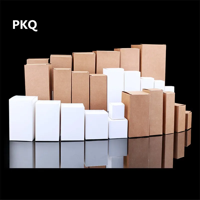 100pcs Wholesale kraft paper box Small craft gift packaging box kraft