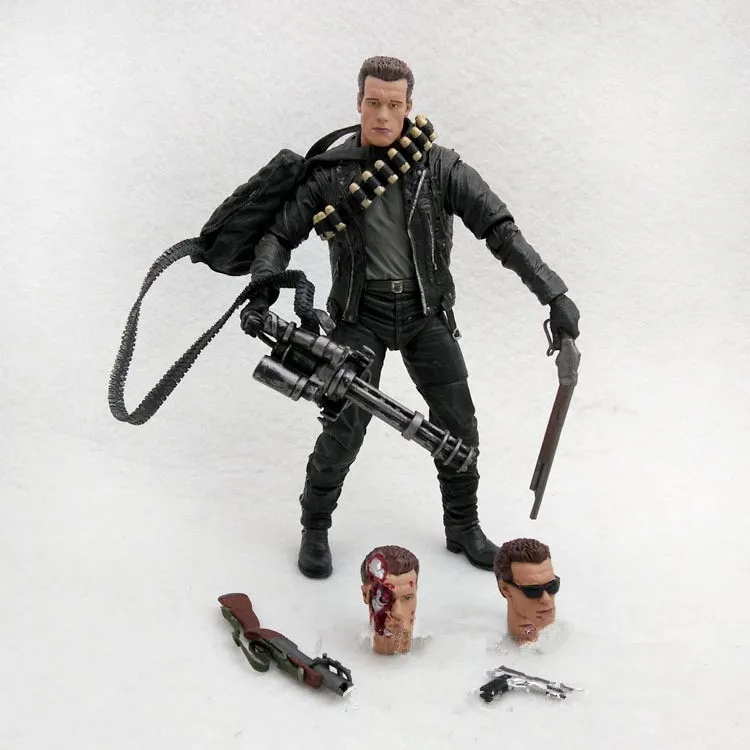 NECA Terminator 2: Судный день T-800 Арнольд Шварценеггер ПВХ фигурка Коллекционная модель игрушки " 18 см KB0349