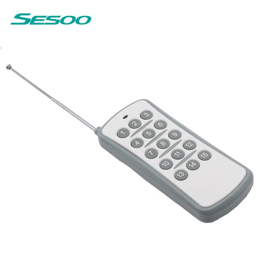 SESOO 15 кнопок RF433 МГц пульт дистанционного управления беспроводной смарт-пульт настенный светильник DC 12 В/23A несколько контроллеров