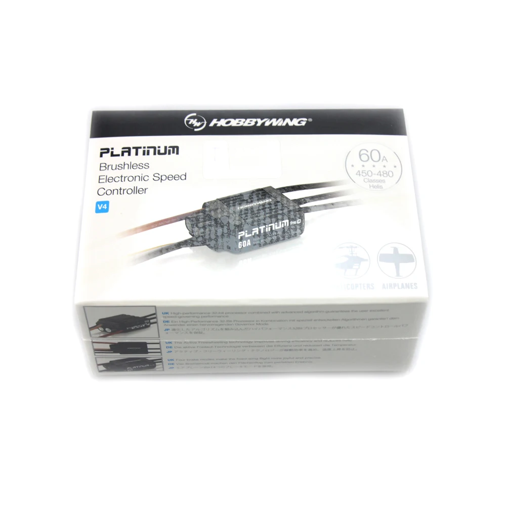 F17552/3 HobbyWing Platinum 50A / 60A V3/ V4 бесщеточный электронный регулятор скорости ESC для