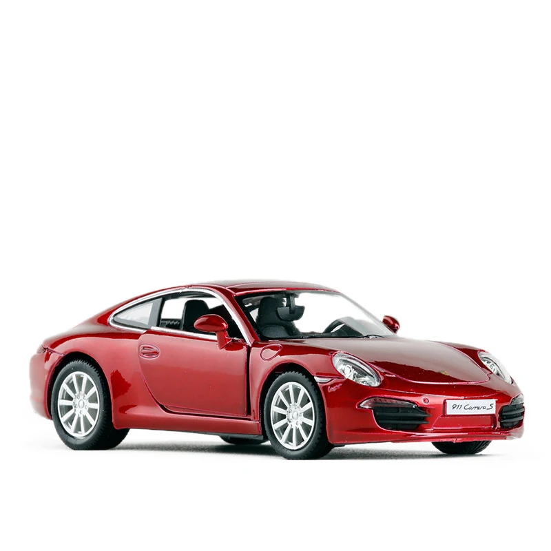 Высокая имитация 1:36 RMZ City Porsch 911 spyder литые под давлением модели автомобилей игрушки оттягивающая игрушка спортивный автомобиль для детей игрушка подарок