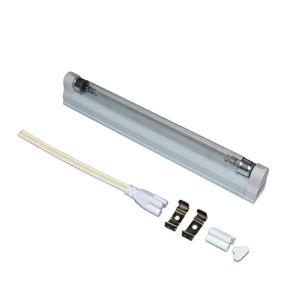 220V 8W UV Light Sterilizer Germicidal Lamp Ultraviolet Light Ozone Generator Disinfection Deodor Tube Kill Dust Mite Eliminator