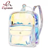 High Quality Hologram Women Backpacks PVC Laser School Backpacks For Teenagers Girls Travel Shoulder Bag Waterproof School bag 1