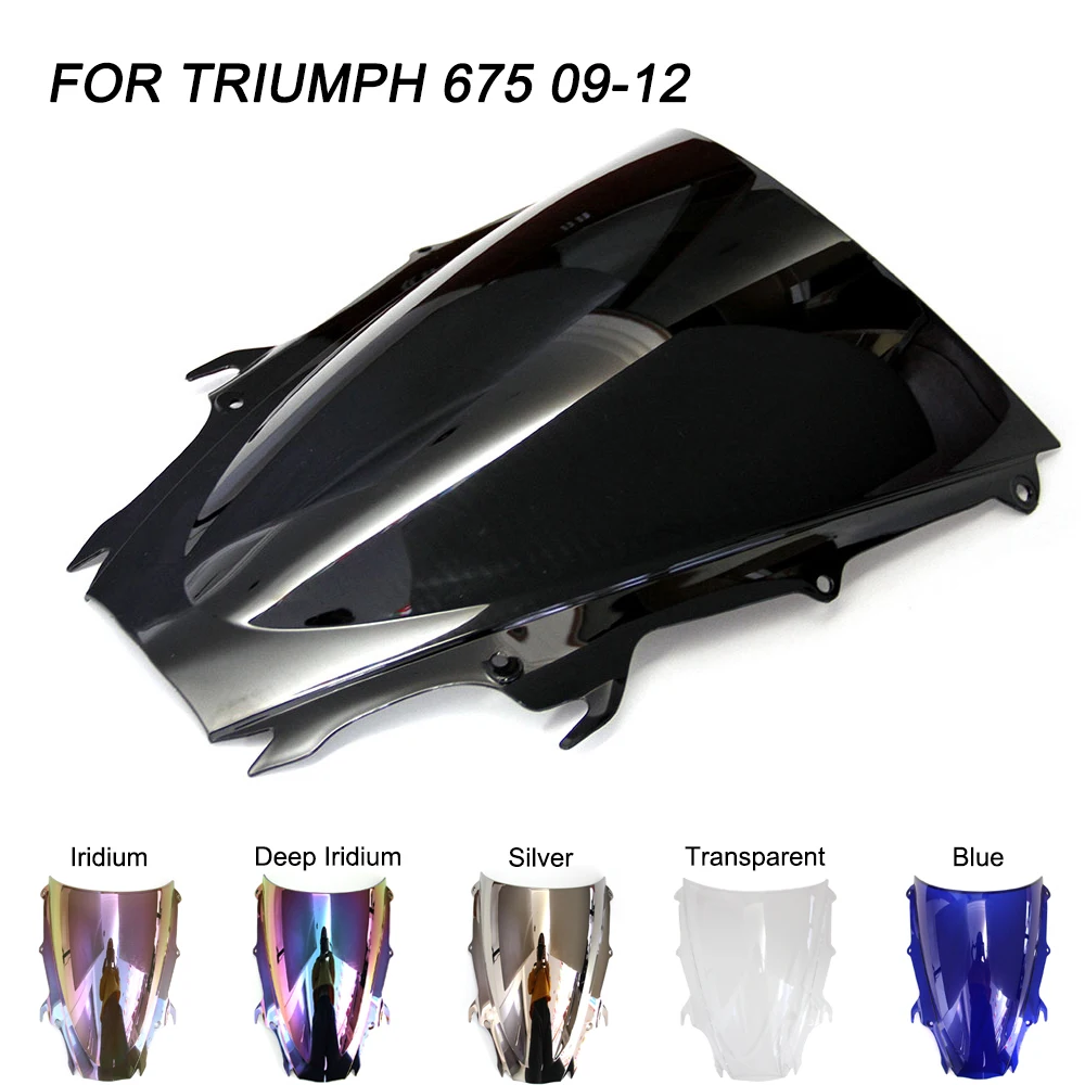 Для 09 12 Triumph Daytona 675 ветровое стекло мотоцикла ветровые дефлекторы аксессуары 2009
