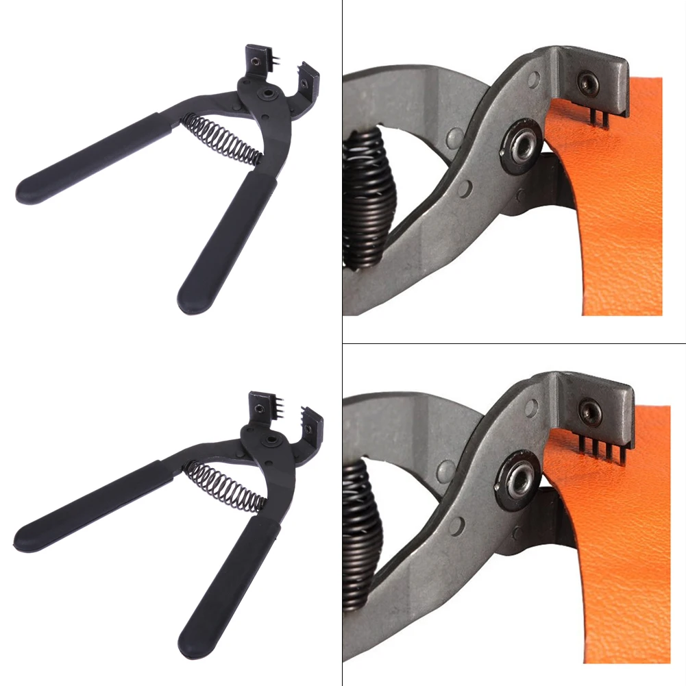 

4mm Leather Stitching Hole Punch Pliers 2 Prongs and 4 Prongs Piercing Nippers Hole Puncher Leather Tools Handmade Craft Hot