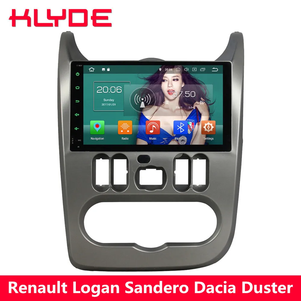 

KLYDE 9" 4G Android 8 Octa Core 4GB RAM 32GB ROM Car DVD Multimedia Player Radio For Renault Logan Sandero Dacia Duster 2015-16