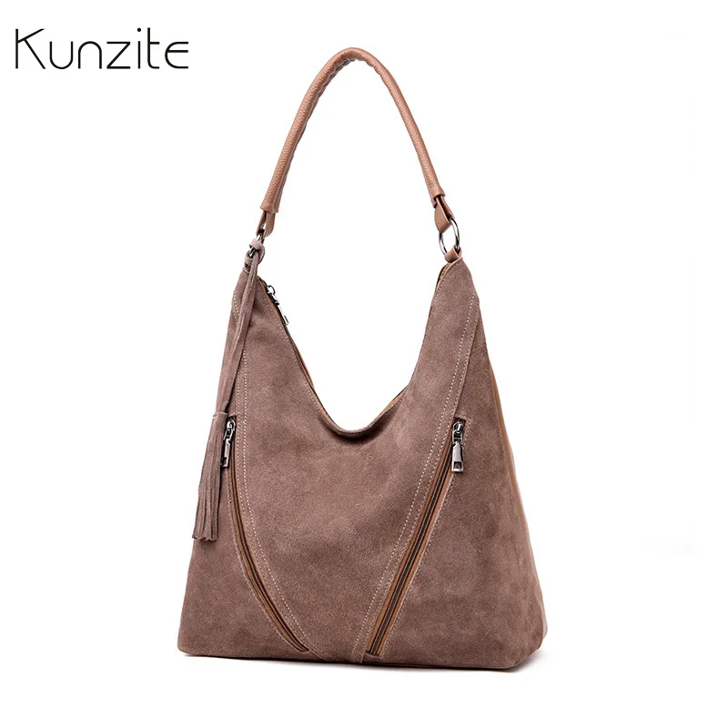 

Fashion Women's Leather Handbags High Quality Suede Shoulder Bag Female Simple Crossbody Bags For Women Designer Brand Tote Sac