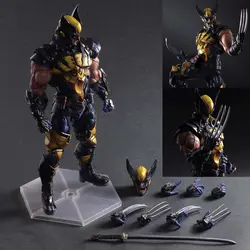 26 см Pa Super Hero X-man кукла «Росомаха» Play Arts Logan Jointed Move Модель Классические Фигурки игрушки для мальчиков Рождественский подарок