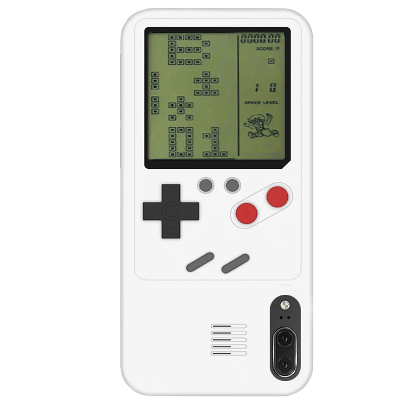 

Soinmy P20 play game GameBoy cases for Huawei P20 Tetris Game soft tpu cases for Huawei P20pro Mate9 Mate10 gameboy Coque Fundas