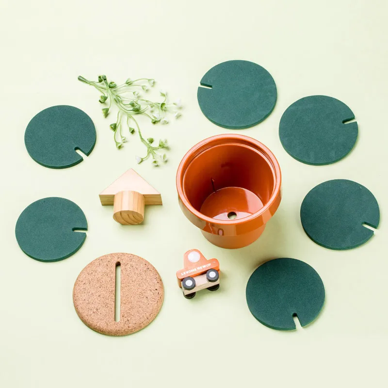 Creative Table Placemat Cactus Coasters Individual Silicone Cup Mat Stand Under Modern Home Decoration Kitchen Accessories