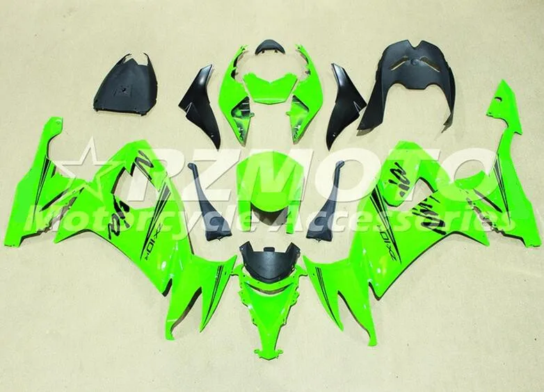 

3Gifts New ABS Motorcycle Fairings Kit Fit for kawasaki Ninja ZX-10R ZX10R 2008 2009 2010 10R 08 09 10 Bodywork custom green