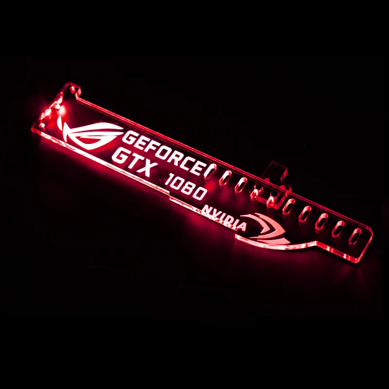 

LED Controlle Luminous Computer Main Box For BATTLEGROUNOS Graphics Cards Support Holder Frame Display Card PCI Connectors