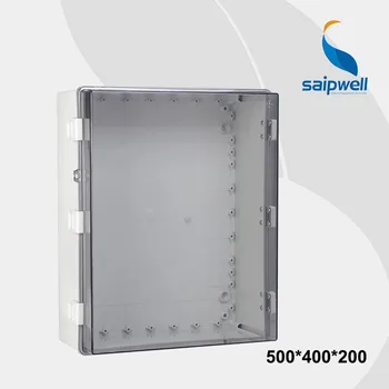 

500*400*200 Clear Cover/Lid Waterproof Enclosures for Electronics With Lock PC Material Plastic Enclosure Lock SP-PCT-504020