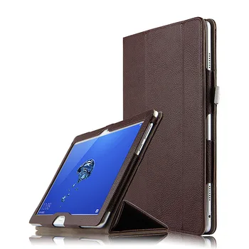 

High Quality Genuine Real Leather Stand Shell Cover Mangetic Coque Funda Case For Huawei Honor WaterPlay HDN-W09 HDN-L09 Tablet
