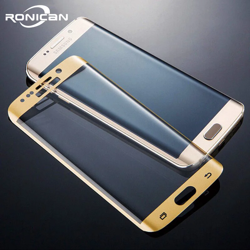 

RONICAN S6 edge Full Curved 3D Tempered Glass Screen Protector Protective Film Pelicula de vidro for Samsung Galaxy S6 Edge plus