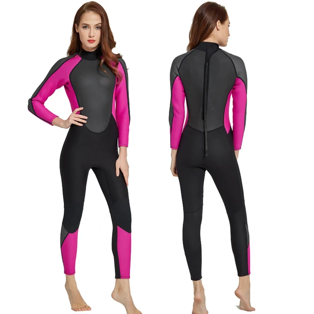 Sbart Women's Wetsuit 3mm Neoprene Wet Suit Full Body One piece