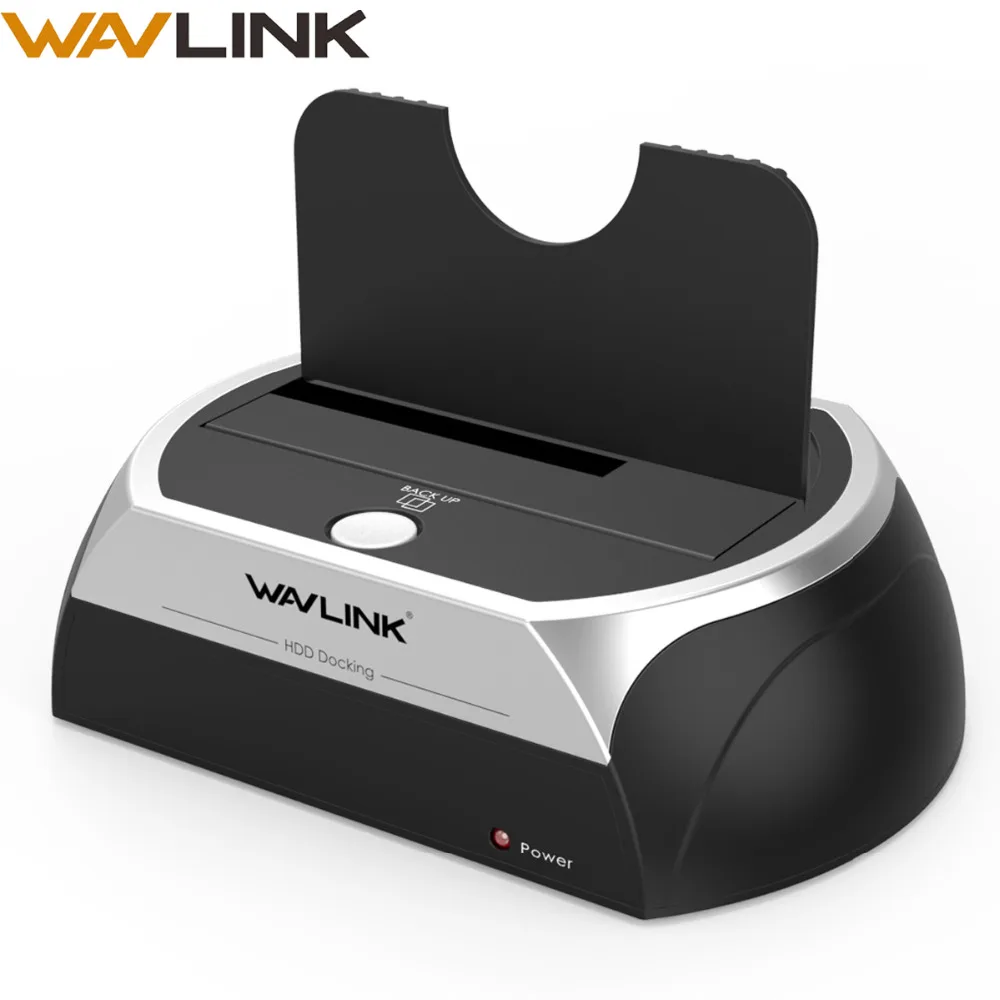 

Wavlink All in 1 2.5/3.5" SATA HDD Docking Station USB 2.0 SATA External Hard Disk Drive Enclosure For 2.5 3.5 inch HDD/SSD SATA