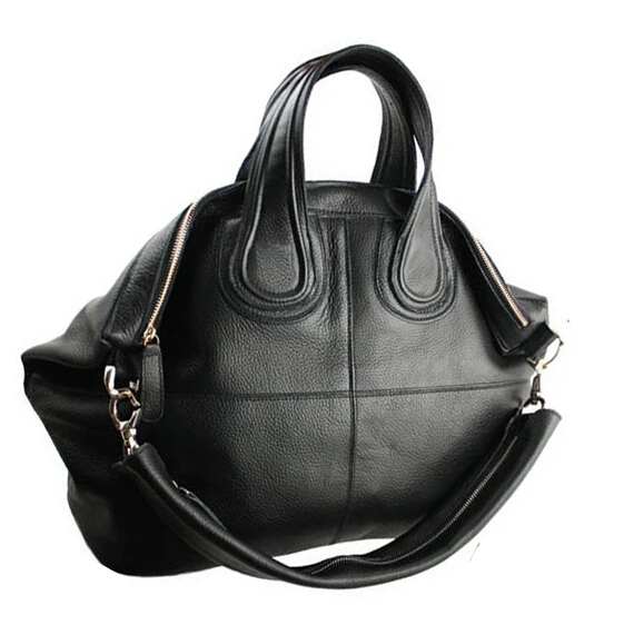 2017 Women Bags Genuine Leather Handbags Large Cowhide Shoulder Bags Black Crossbody Messenger Bags Ladies Tote Bolsos Mujer