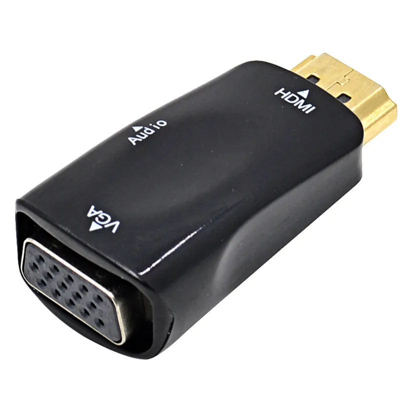 Mosunx HDMI в VGA конвертер адаптер + аудио кабель для ПК компьютера HDTV дисплей проектор