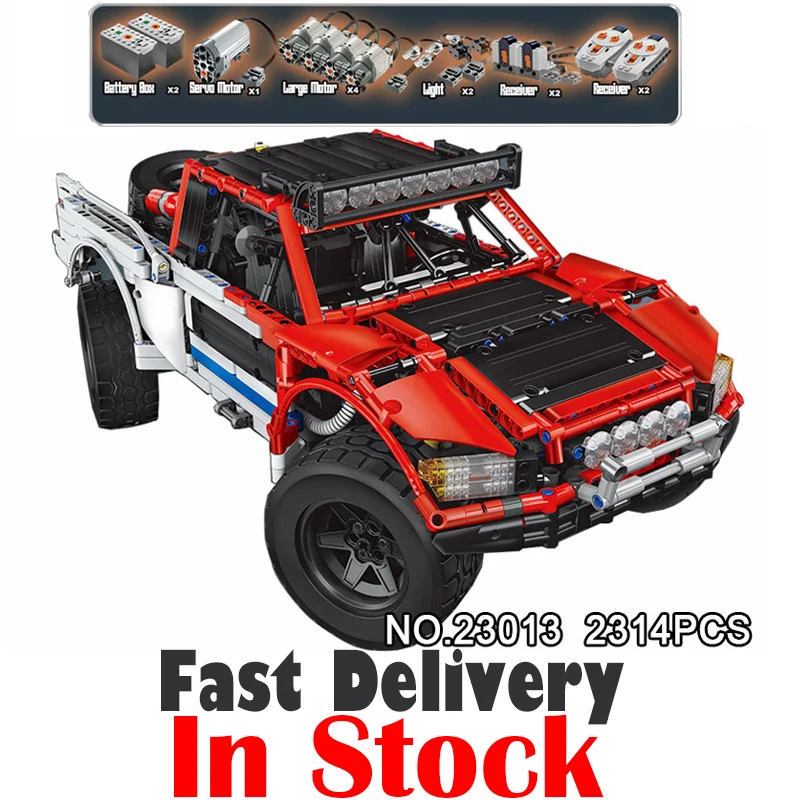 

LEPIN 23013 MOC SUV car Pickup Truck Technic Model Building Blocks Bricks Toys Enlighten For Kids Compatible with legoINGly