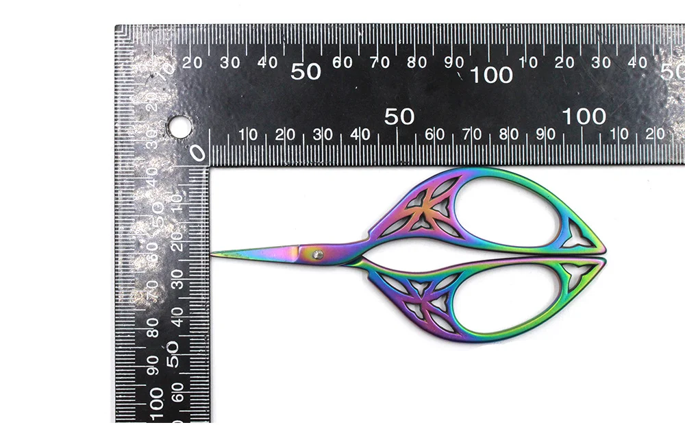 1 шт, винтажные ножницы для вышивания, цветочный узор, рукоделие, вышивка из нержавеющей стали, ножницы, триммер для ниток