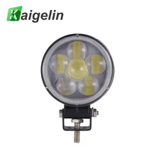 2 шт. светодиодный прожектор Круглый 18 Вт 12 В 1800LM IP67 3 Вт* 6 автомобилей свет работы бар Для грузовик сув Наружное освещение пятна