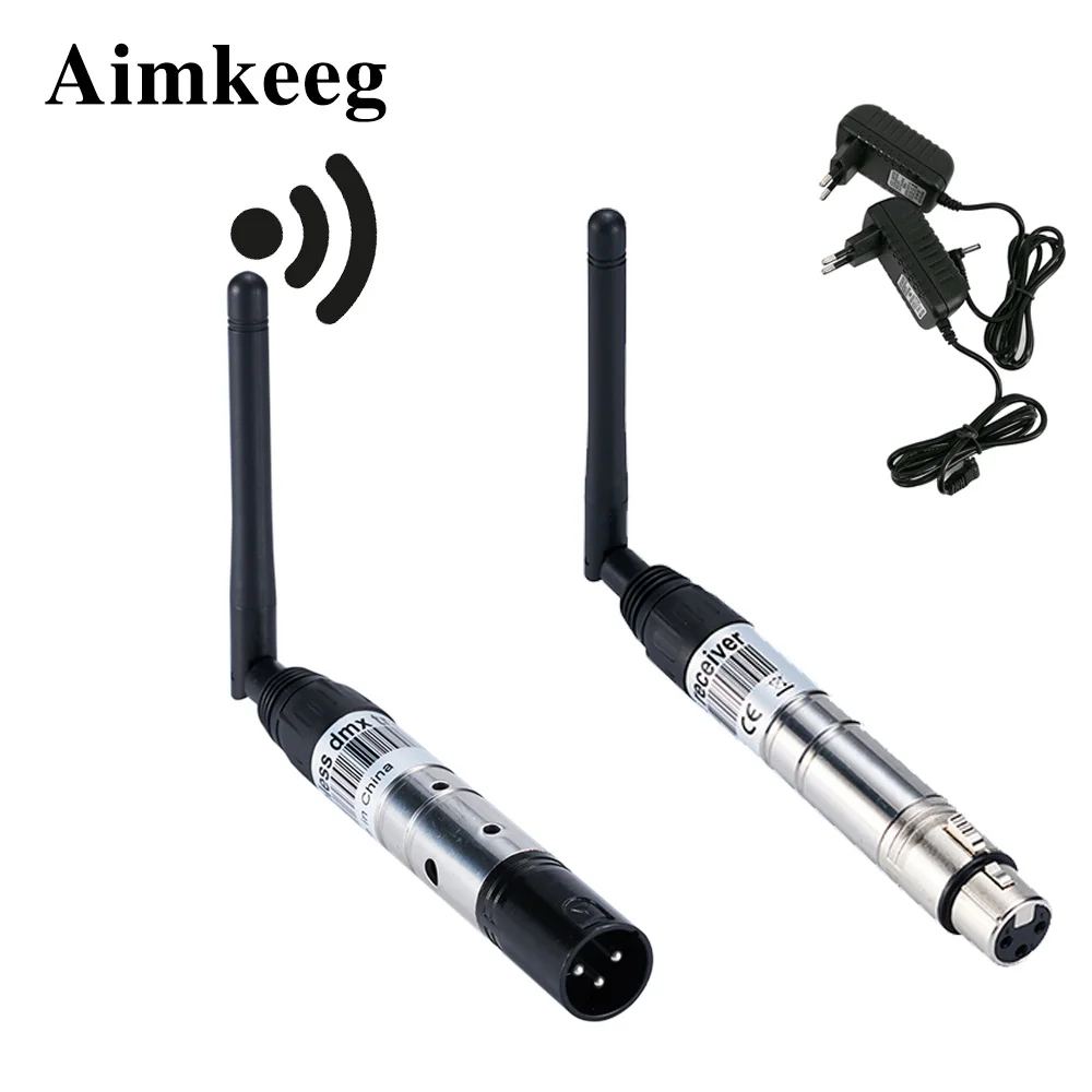 

DMX512 Wireless system Receiver or Transmitter 2.4G for LED Stage Light Disco Light LED Par Light 500m Control