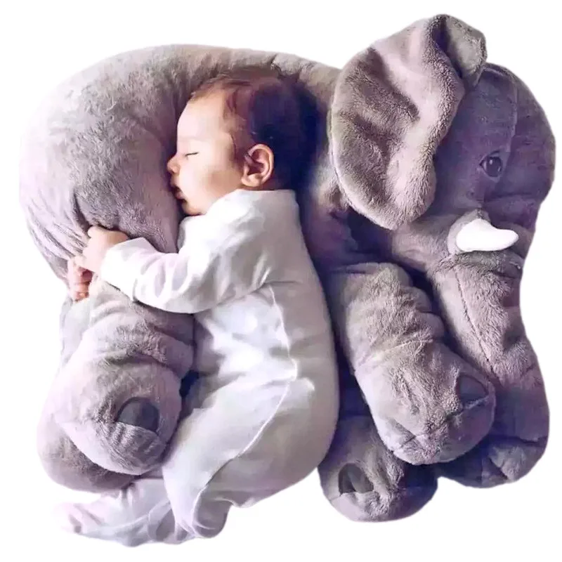 

Elephant Doll Gray Elephant Two-in-One Plush Toy Accompany Sleeping Doll Child Birthday Gift Toy