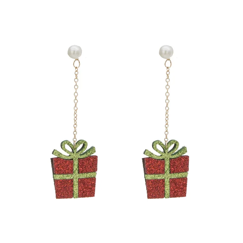 

2019 Limited Brinco Accessories Europe And The Sell Like Hot Cakes Fashion Simple Personality Christmas Box Long Earrings