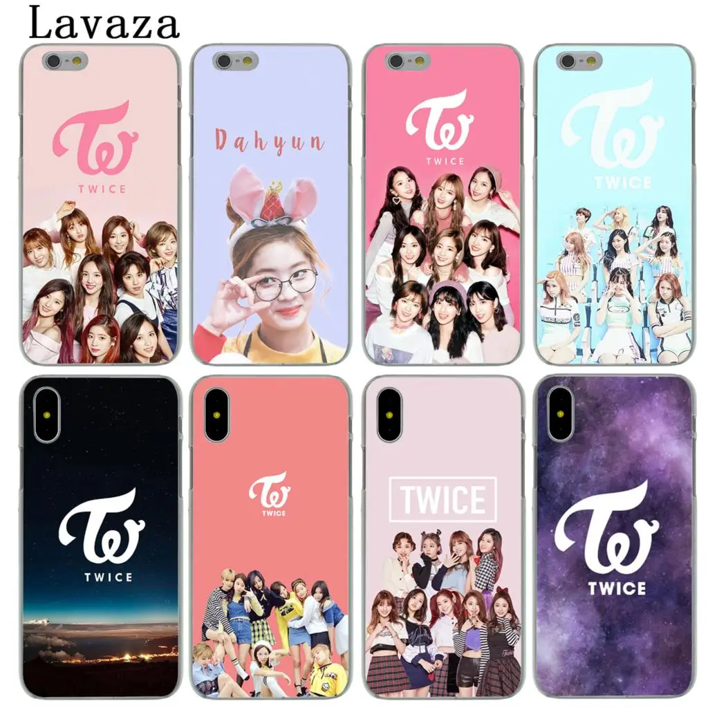 

Lavaza Twice Mina Momo Kpop Hard Phone Case for Apple iPhone X XS Max XR 6 6S 7 8 Plus 5 5S SE 5C 4S 10 Cover Cases 7Plus 8Plus