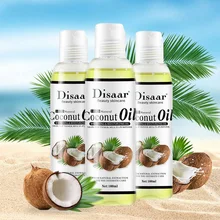 Óleo de coco orgânico natural corpo massagem facial melhor cuidados com a pele massagem relaxamento controle de óleo corpo óleo essencial tslm1