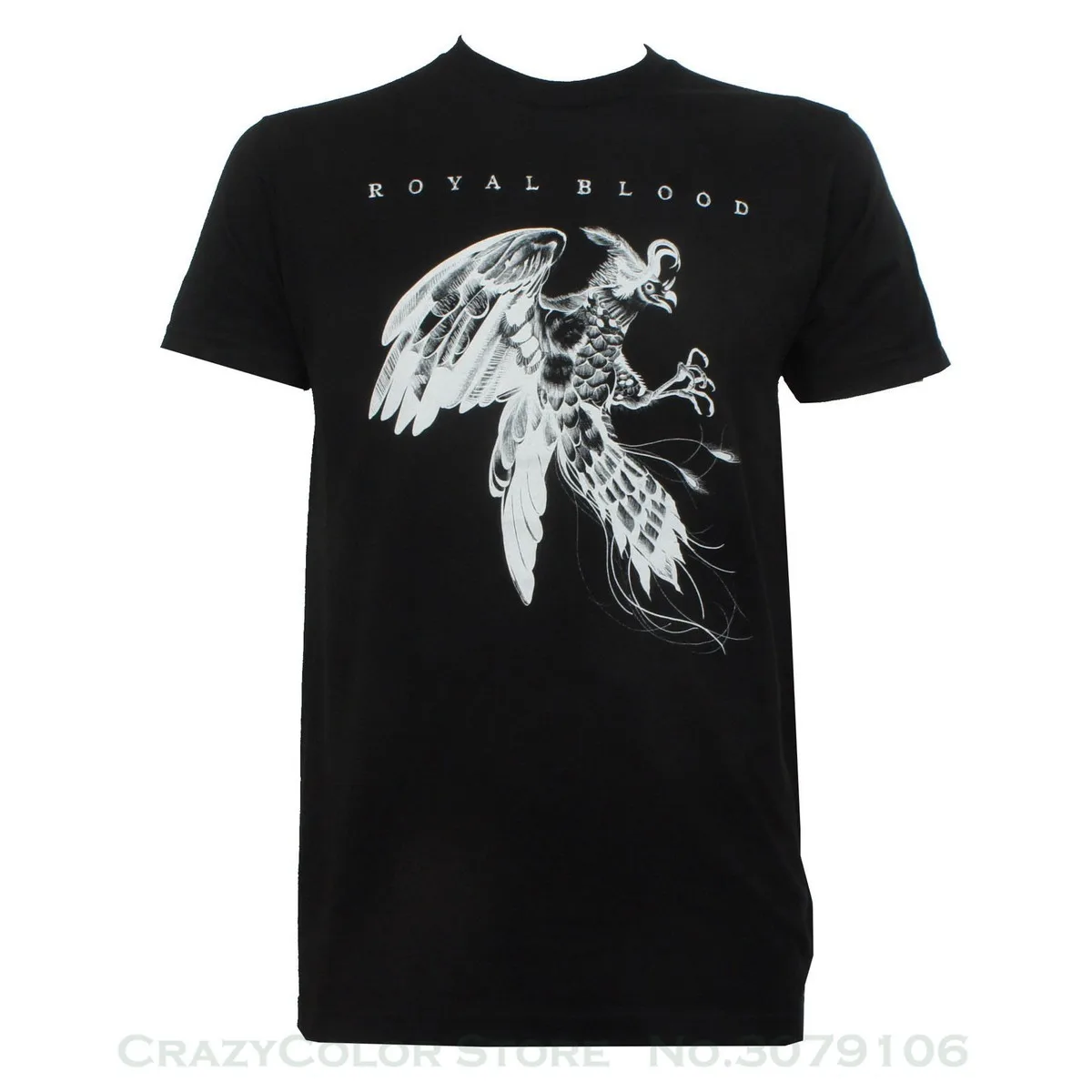 2019 New Men T-shirt Authentic Royal Blood Band Bird Blues Rock Slim Fit T-shirt Stranger Things Design T Shirt