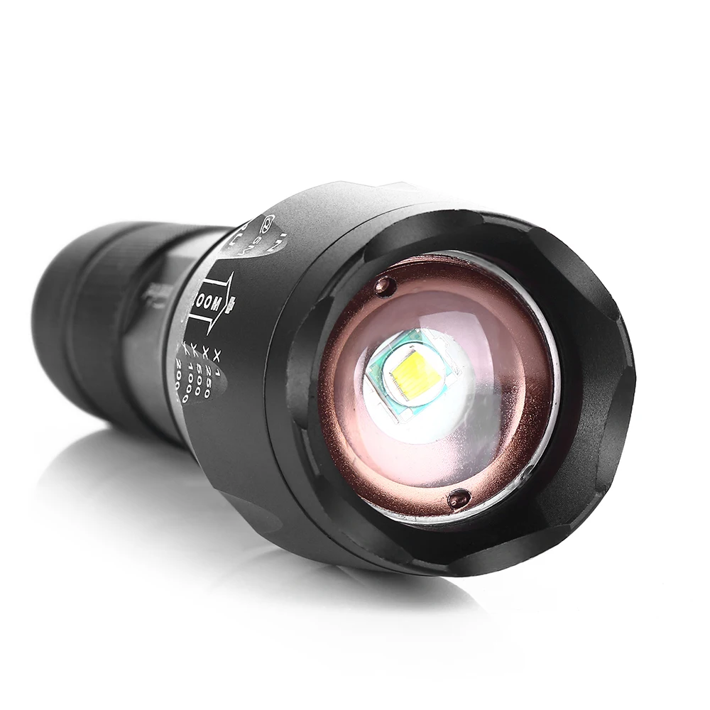 AloneFire E17 самый мощный тактический светодиодный фонарь T6 L2 V6 с возможностью масштабирования, мощный фонарь для кемпинга, фонарь Zaklamp