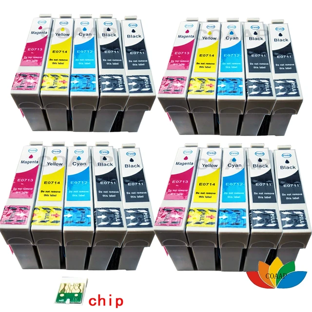 20x T0711 T0712 T0713 T0714 Compatible Ink cartridges for Epson stylus