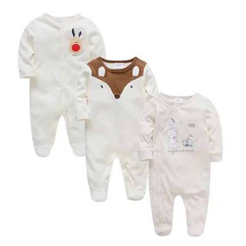 PY10844447 Kavkas/3 шт./партия, детская одежда для новорожденных, детские комбинезоны, одежда с длинными рукавами, хлопковое боди, macacao bebes roupa, костюмы - Цвет: PY10844447