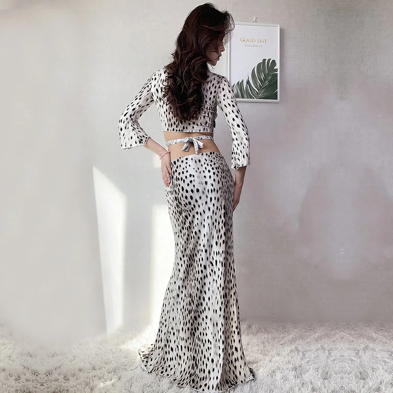 Женский костюм для танца живота Bellydance восточных и азиатских Танцев Живота со