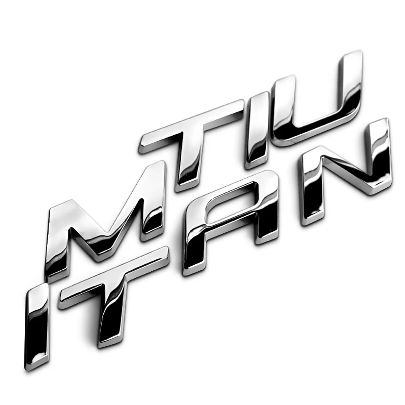 

Dsycar 1Pcs 3D Metal TITANIUM Car Side Fender Rear Trunk Emblem Badge Sticker Decals for Ford EcoBoost EDGE Explorer,accessories