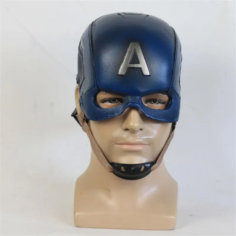 Горячая супергерой фильм Мстители маска Капитана Америки косплей реквизит ПУ шлем вечерние Хэллоуин вентиляторы подарок
