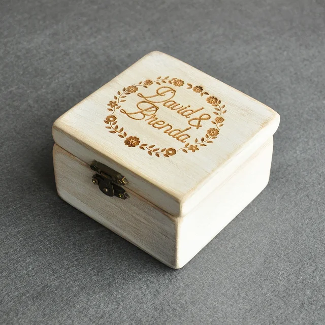 rustic wedding ring box custom wedding ring bearer box engagement ring box personalized wedding - Wedding Ring Boxes rustic wedding ring box custom wedding ring bearer box engagement ring box personalized wedding - Wedding Ring Boxes