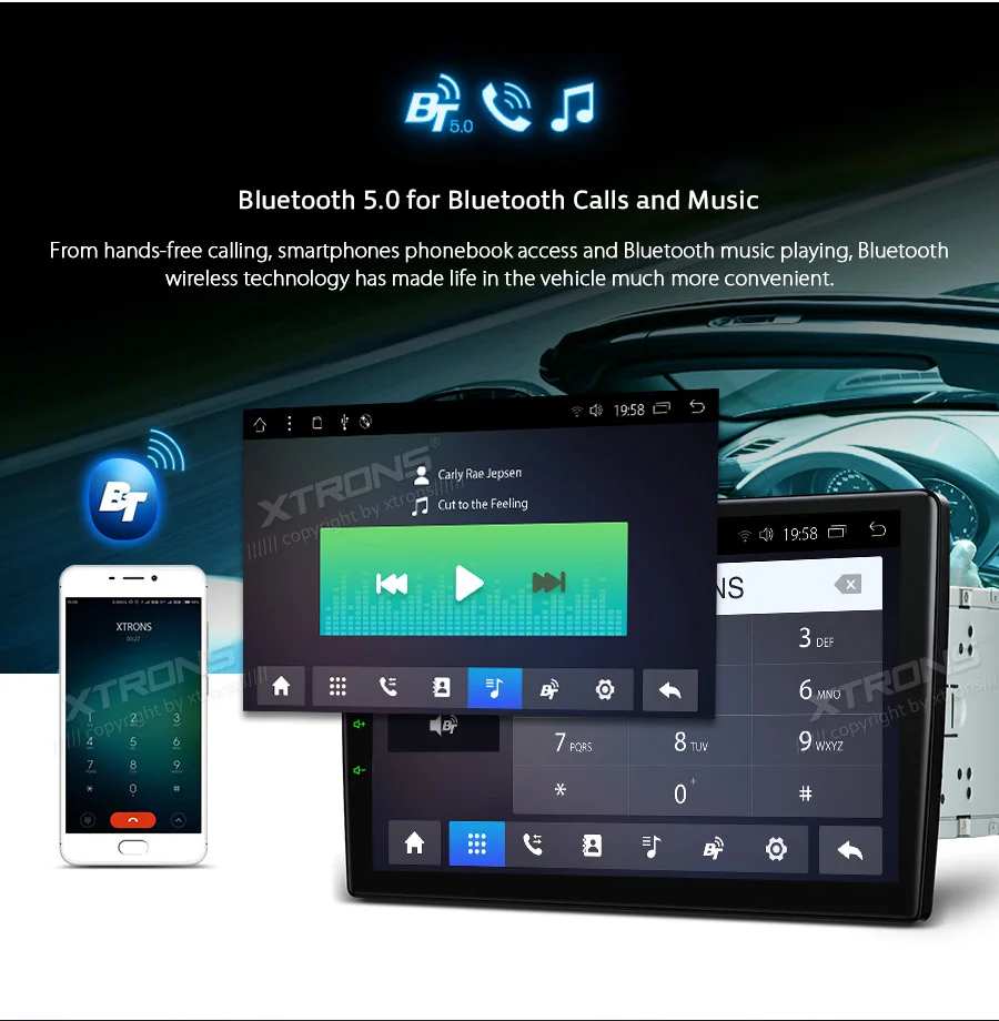 Perfect 10.1" Android 8.1 Oreo OS Double Din Car DVD Multimedia Two Din Car Navigation GPS 2 Din Car Radio with 2.5D Curved Screen 14