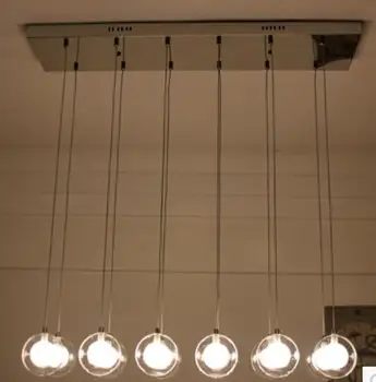 

New Style Pendant Light restaurant lamp fashion creative glass ball bar dining room lamp light ZL324