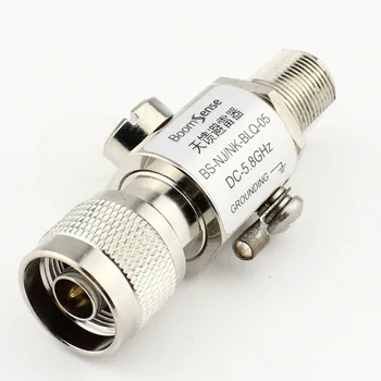 

1pcs Feeder lightning protection device antenna lightning arrester base station lightning arrester N male turn N female