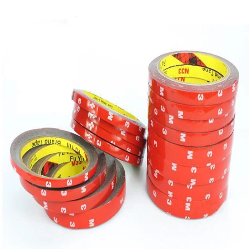 

1Pcs 6/8/10/15/20mm*3M double-sided acrylic foam tape acrylic double-sided plastic car exterior special tape