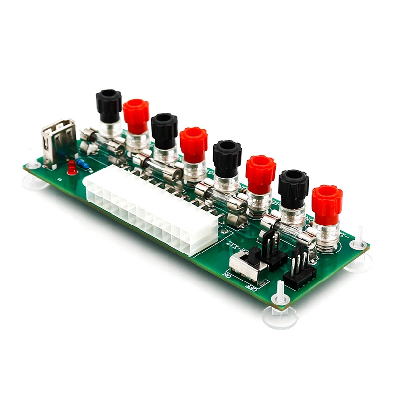 Электрическая цепь 24 контакта ATX настольный компьютер блок питания коммутационная плата модуль Штекерный разъем постоянного тока с USB 5 в порт