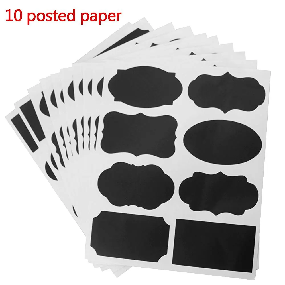 Chalkboard Labels 80 Premium Reusable Chalk Stickers for Jarsin Memo