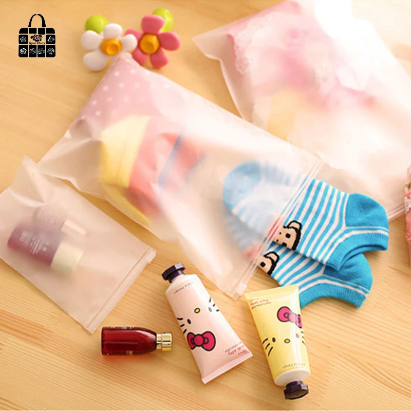 

7pcs/sets Transparent waterproof Clothes socks/underwear bra shoes storage bag travel Wash protect cosmetics plastic storage bag